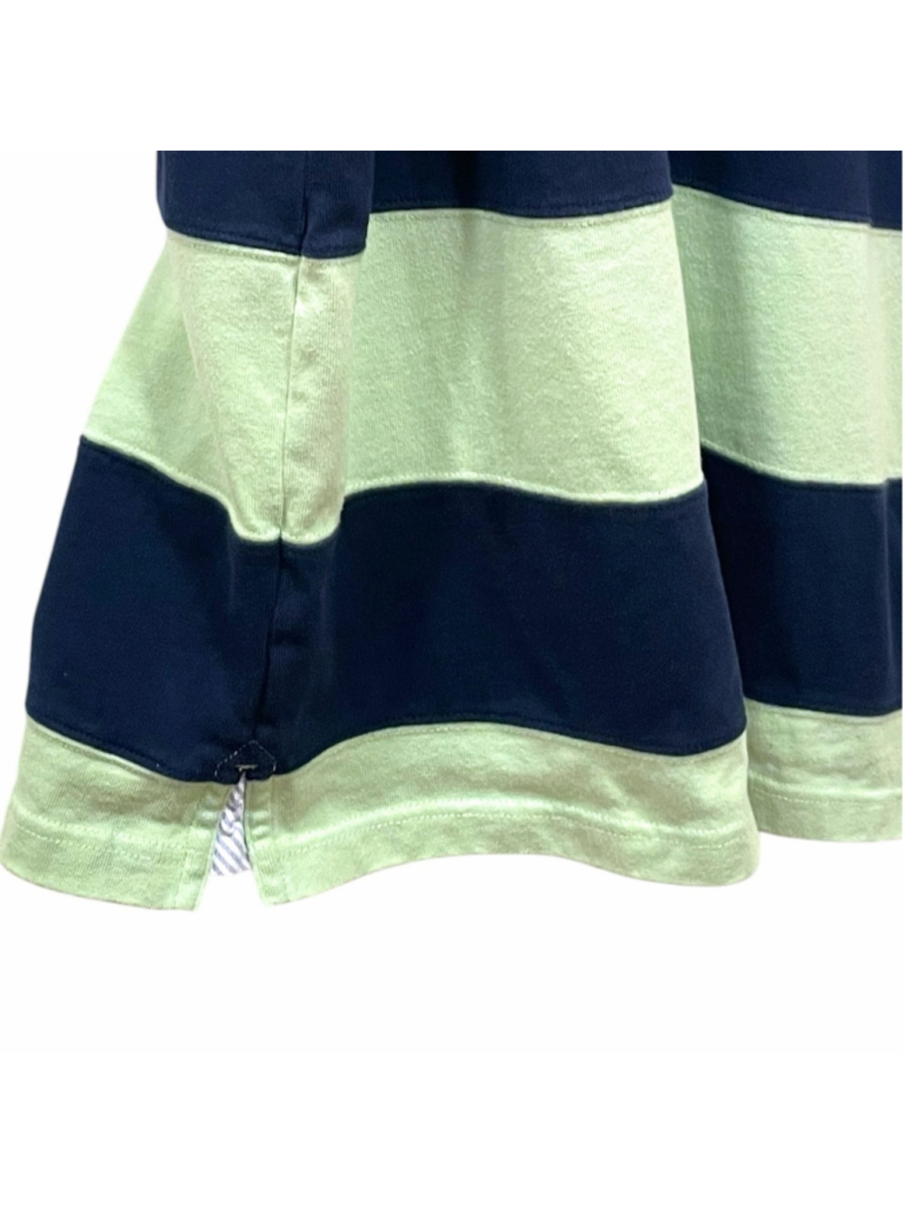 Tommy Hilfiger Boys Size Large Polo Shirt Striped Embroidered Rugby Y2K #8 - Picture 4 of 15